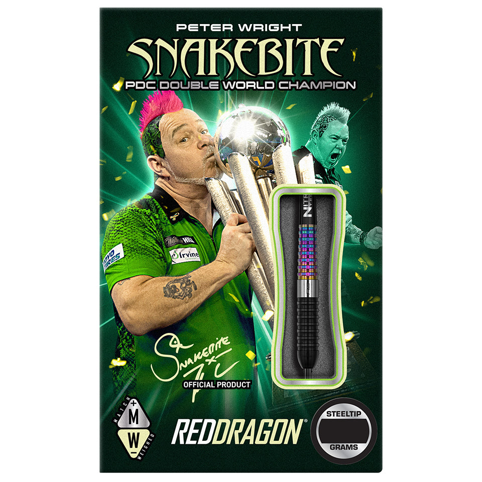 Red Dragon Peter Wright Corra Steel Tip Darts - 22gm