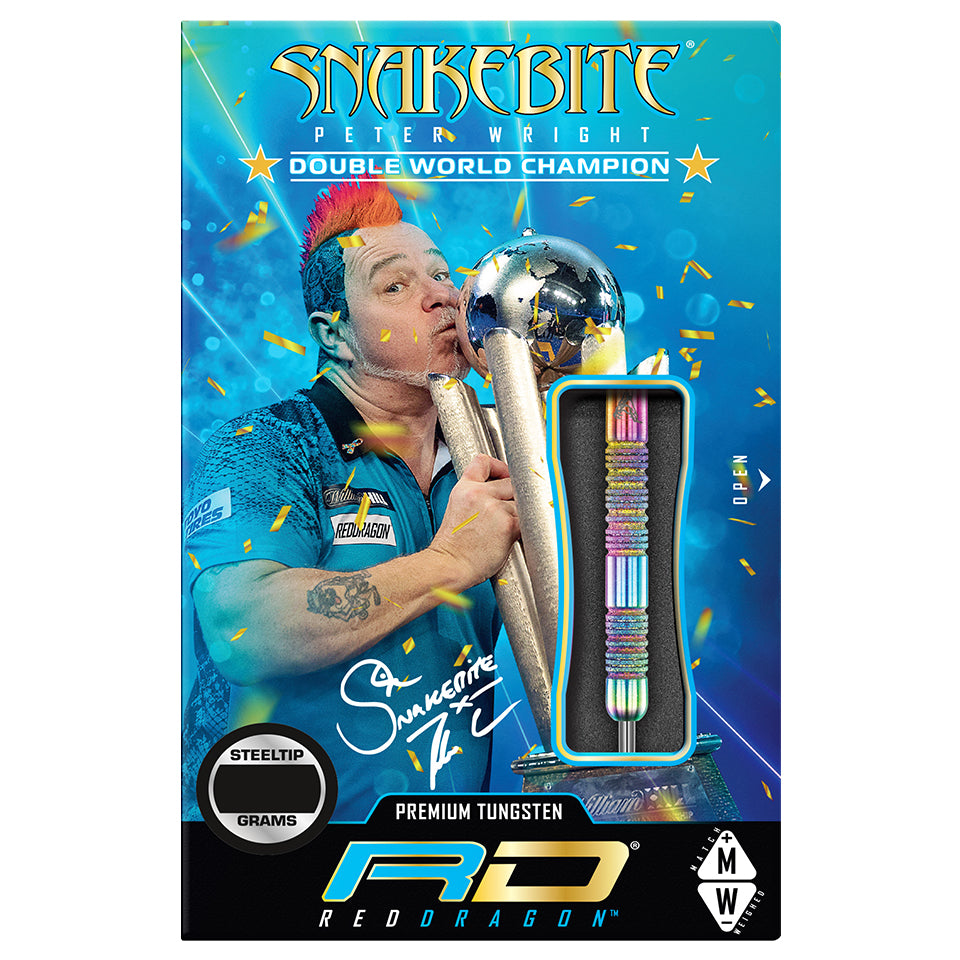 Red Dragon Peter Wright Diamond Fusion Spectron SE Steel Tip Darts - 23gm