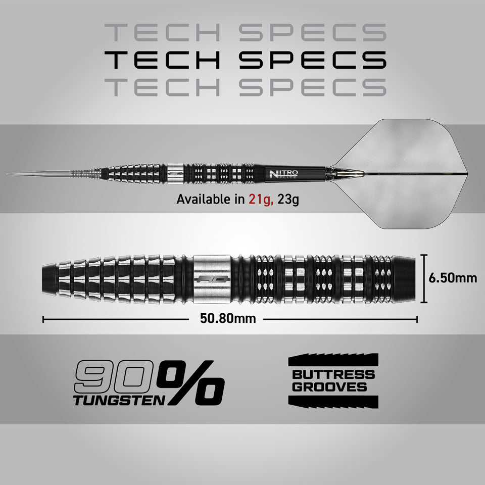 Red Dragon Recon Tapered Steel Tip Darts - 21gm