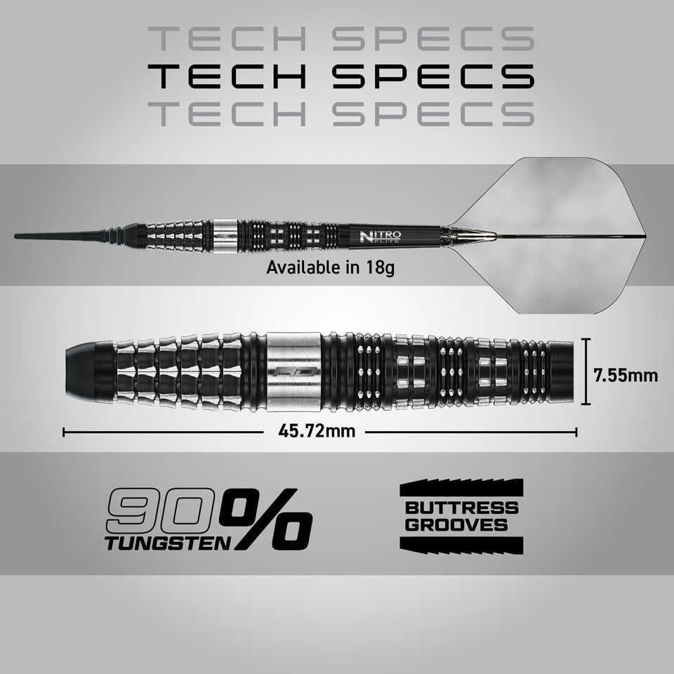 Red Dragon Recon Torpedo Soft Tip Darts - 20gm