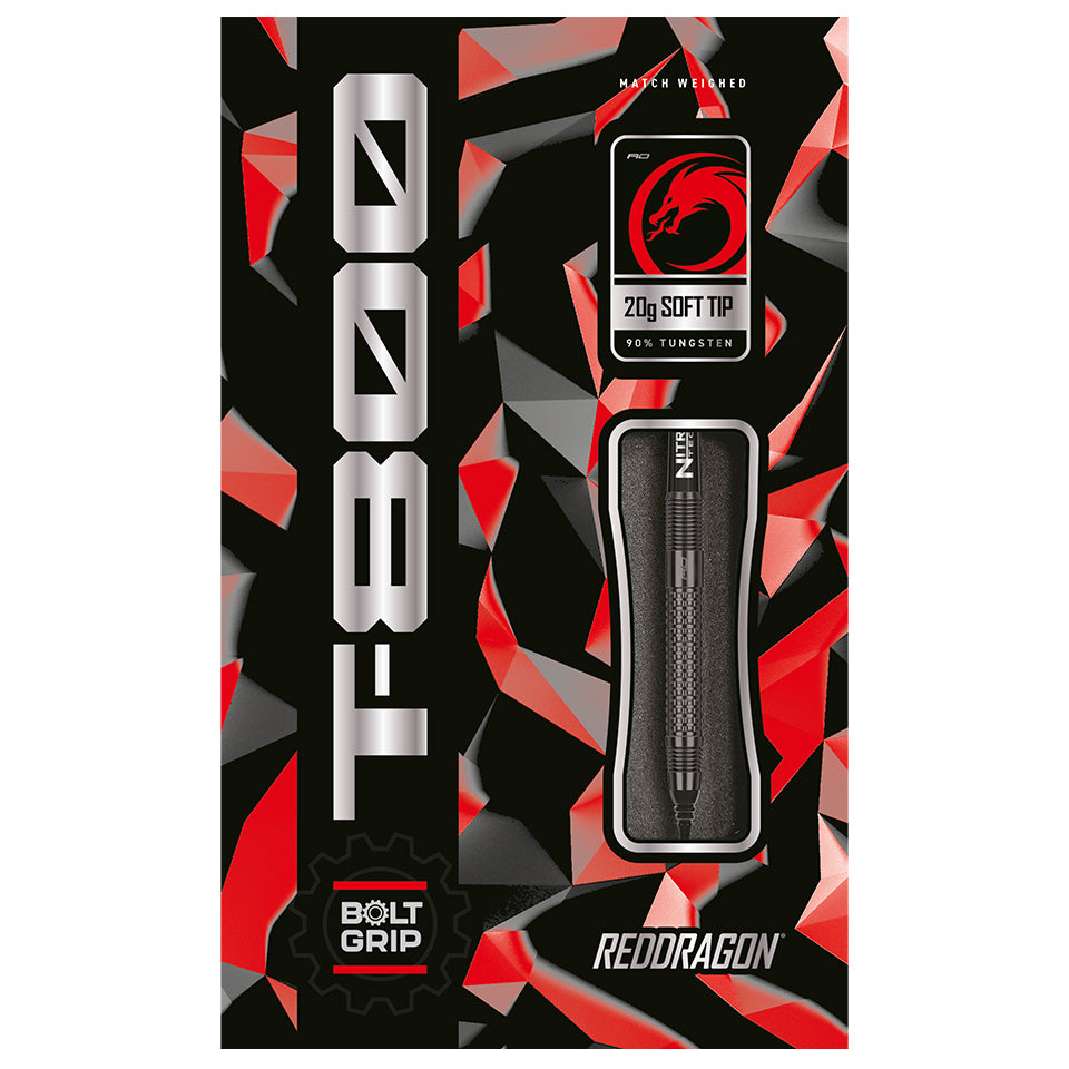 Red Dragon T-800 Soft Tip Darts - 20gm