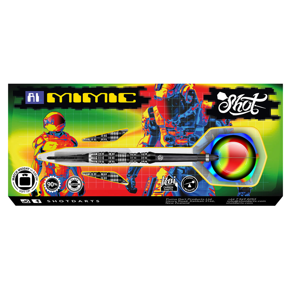 Shot AI Mimic Soft Tip Darts - 20gm