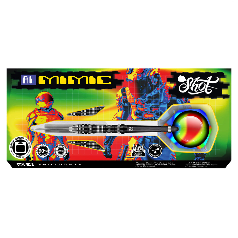 Shot AI Mimic Steel Tip Darts - 26gm