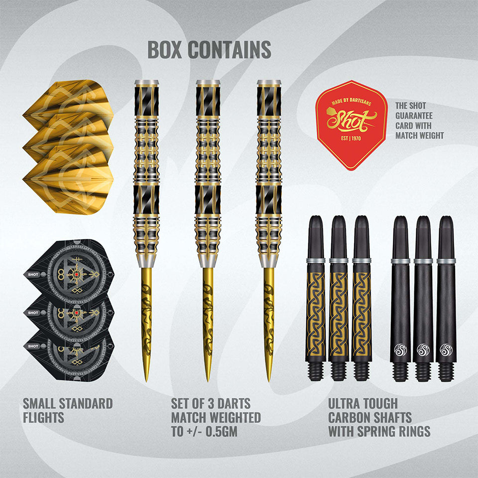 Shot Alchemy Auro Steel Tip Darts - 24gm