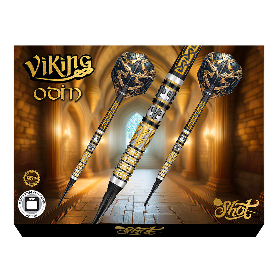 Shot Viking Odin Soft Tip Darts - 20gm