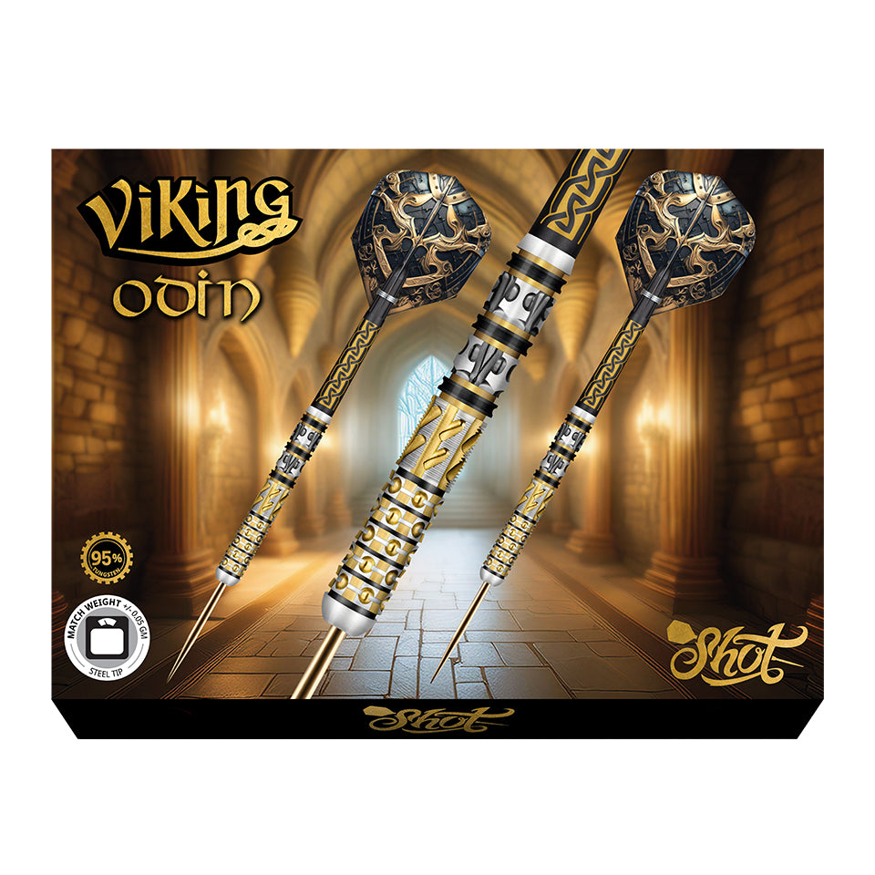 Shot Viking Odin Steel Tip Darts - 24gm
