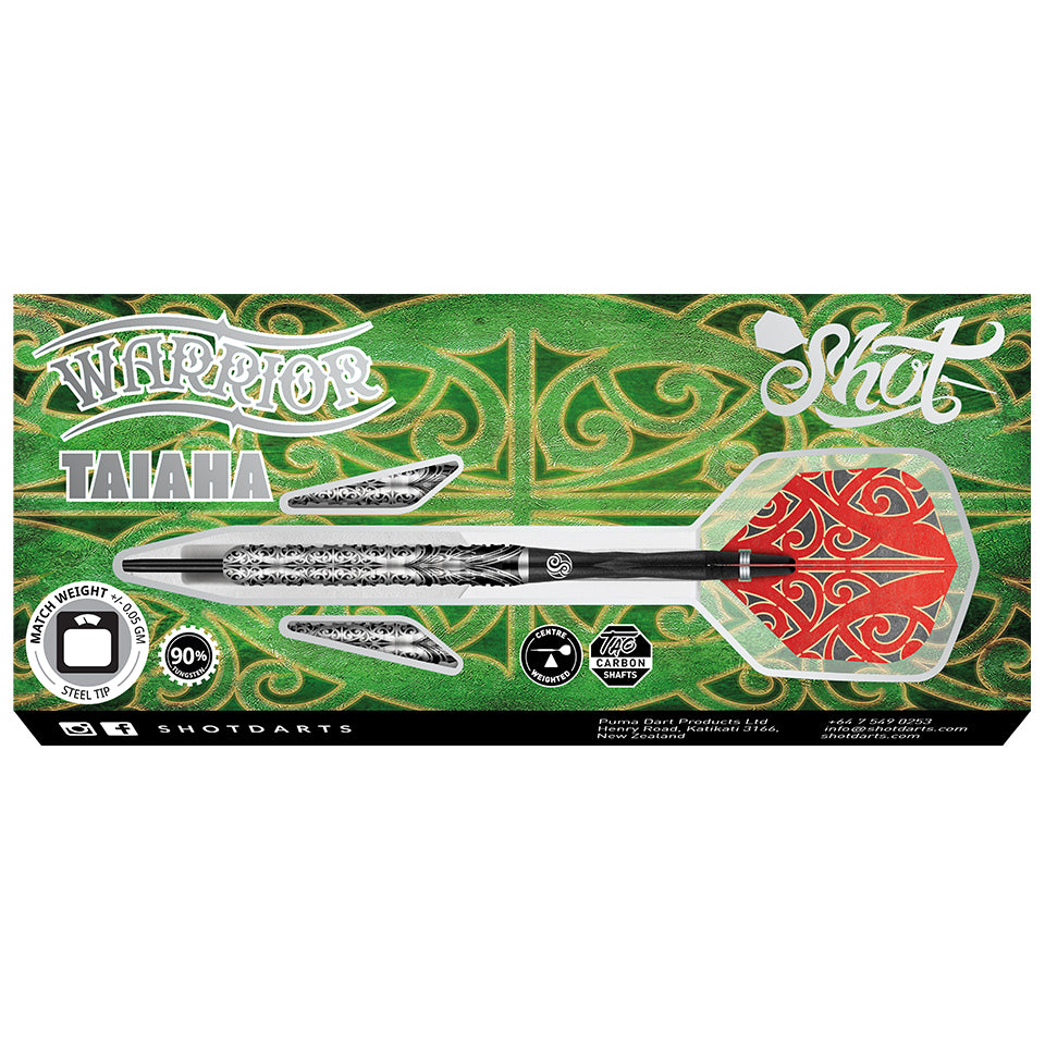 Shot Warrior Taiaha Steel Tip Darts - 24gm