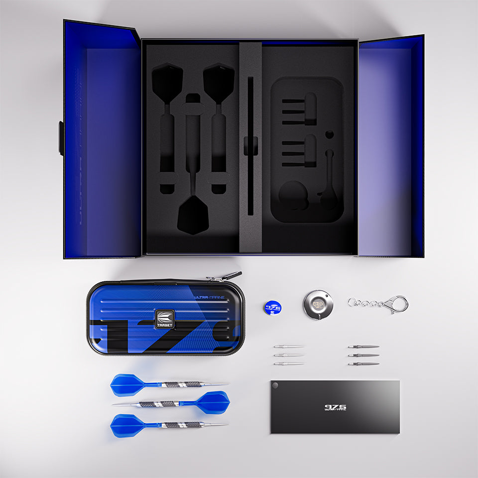 Target 975 Ultra Marine 01 Swiss Point Steel Tip Darts - 22gm