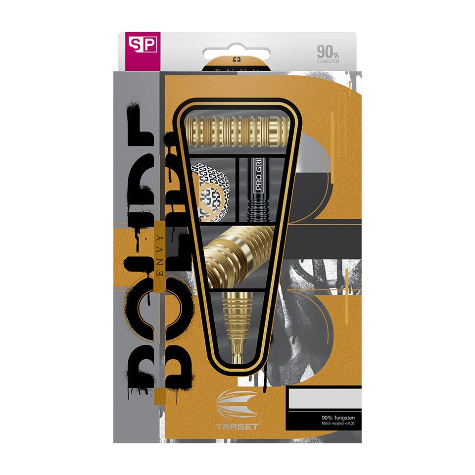 Target Bolide Envy 01 Swiss Point Steel Tip Darts - 22gm