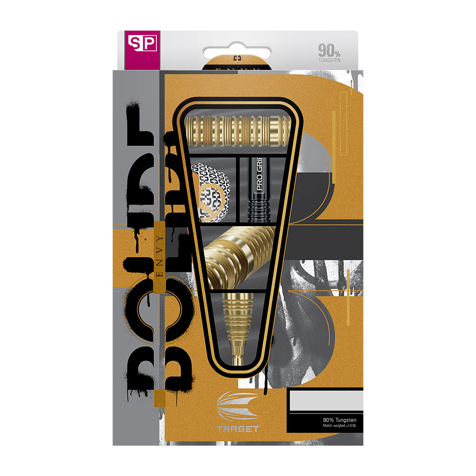 Target Bolide Envy 02 Swiss Point Steel Tip Darts - 22gm