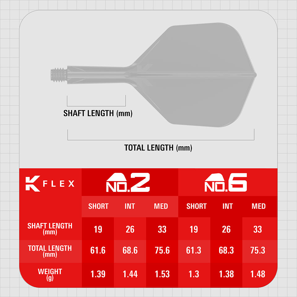 Target Bolide K-Flex Flight System - No6 Intermediate