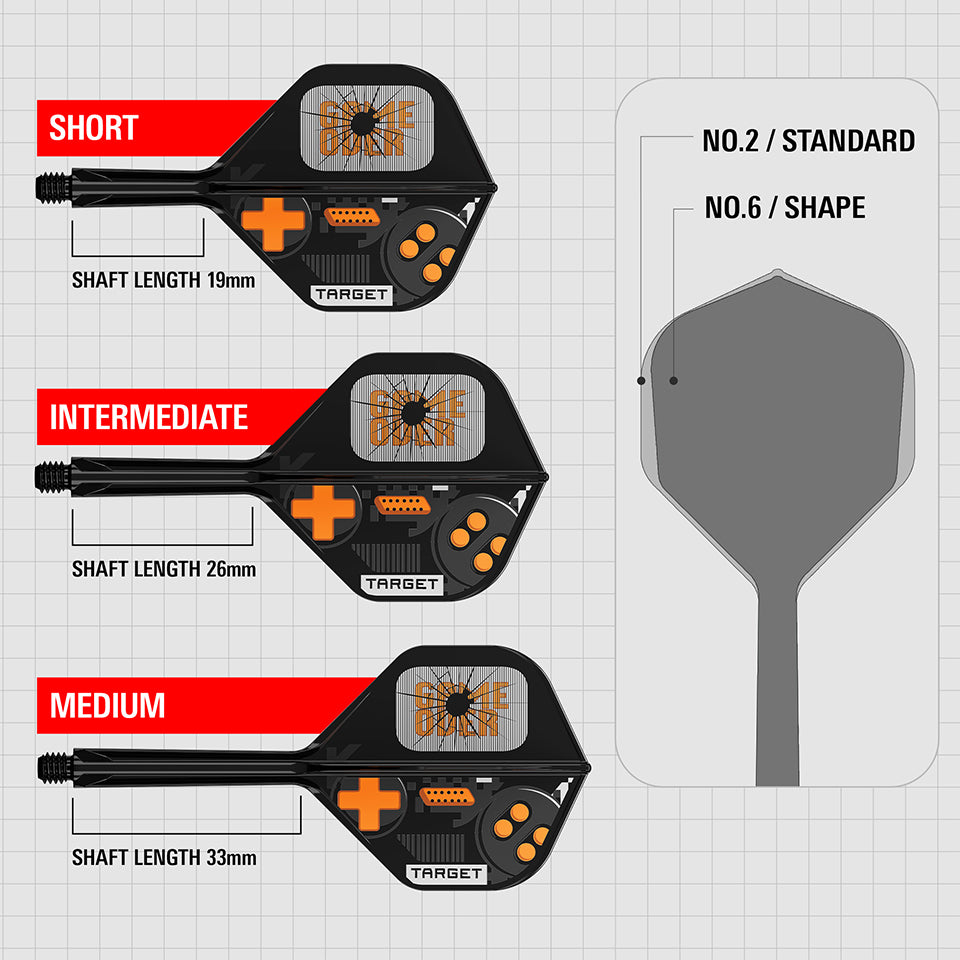 Target Game Over K-Flex Flight System - No2 Medium