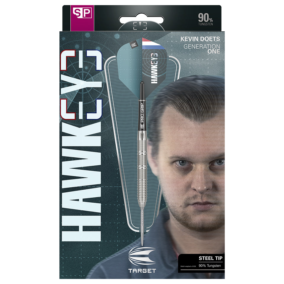 Target Kevin Doets Swiss Point Steel Tip Darts - 23gm