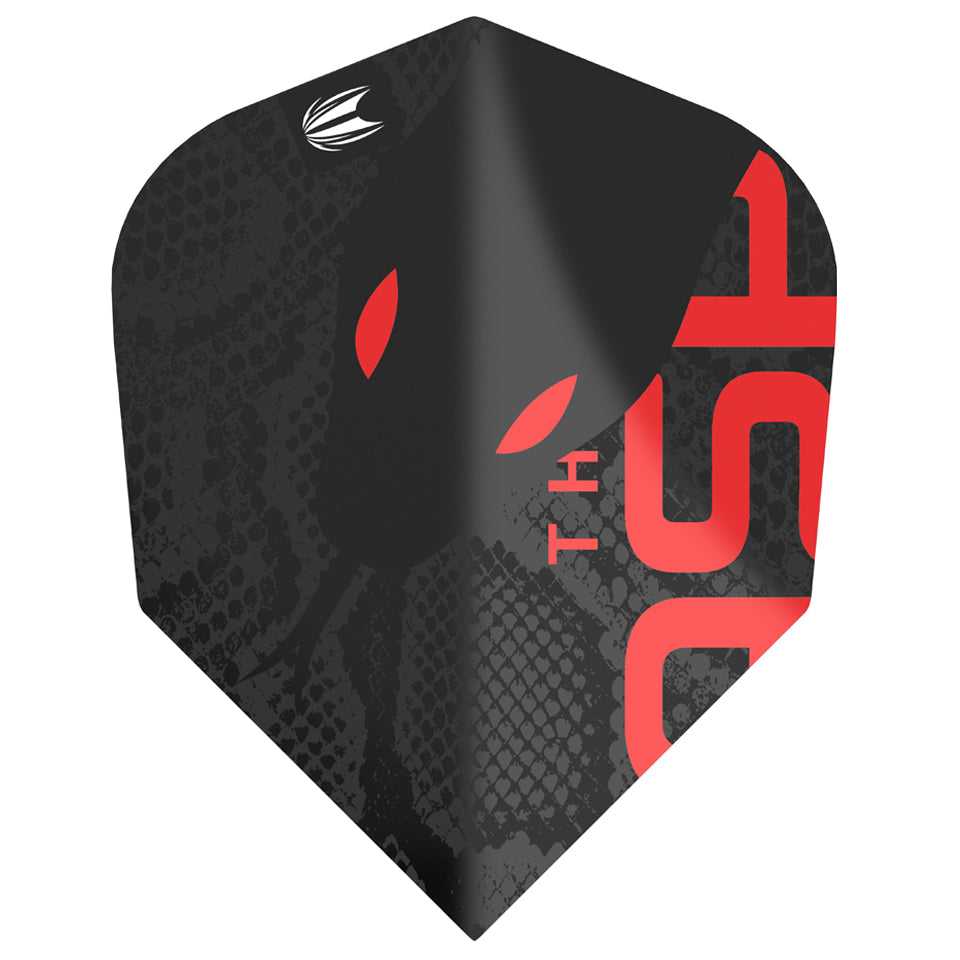 Target Nathan Aspinall Black Pro Ultra Dart Flights - No6