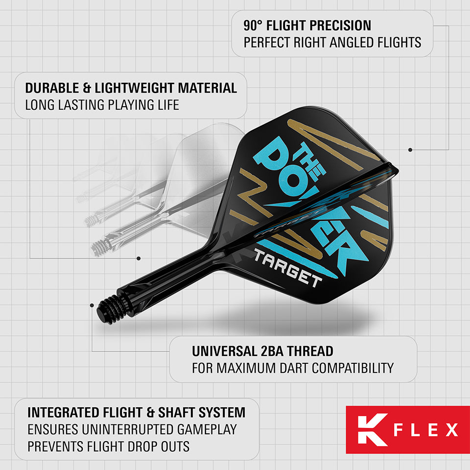 Target Phil Taylor K-Flex Flight System - No2 Medium
