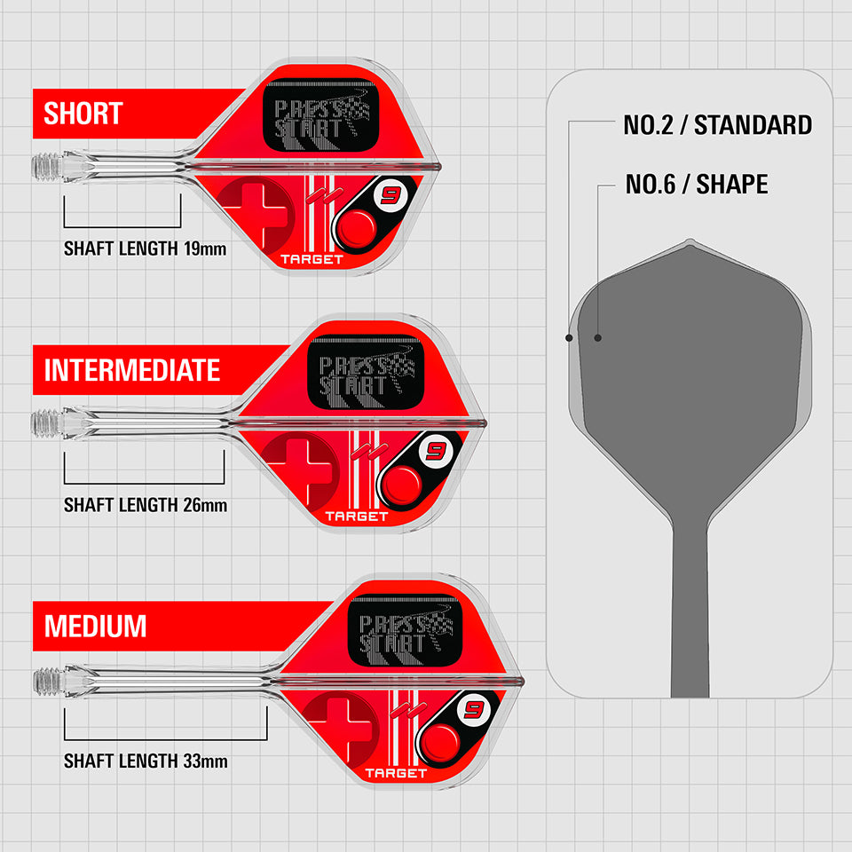 Target Press Start K-Flex Flight System - No2 Intermediate