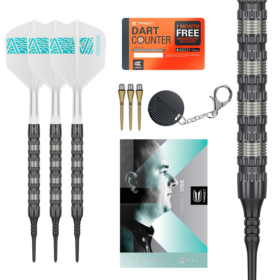Target Rob Cross 95k Soft Tip Darts - 18gm
