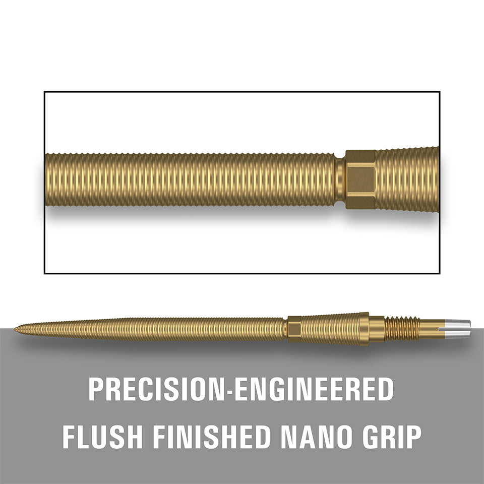 Target Swiss Storm Nano Steel Points - Gold 35mm