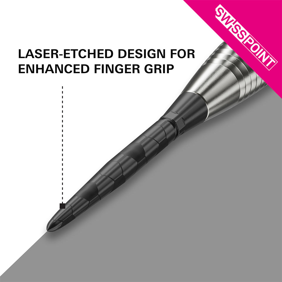 Target Swiss Storm Onyx Steel Points - 30mm Black