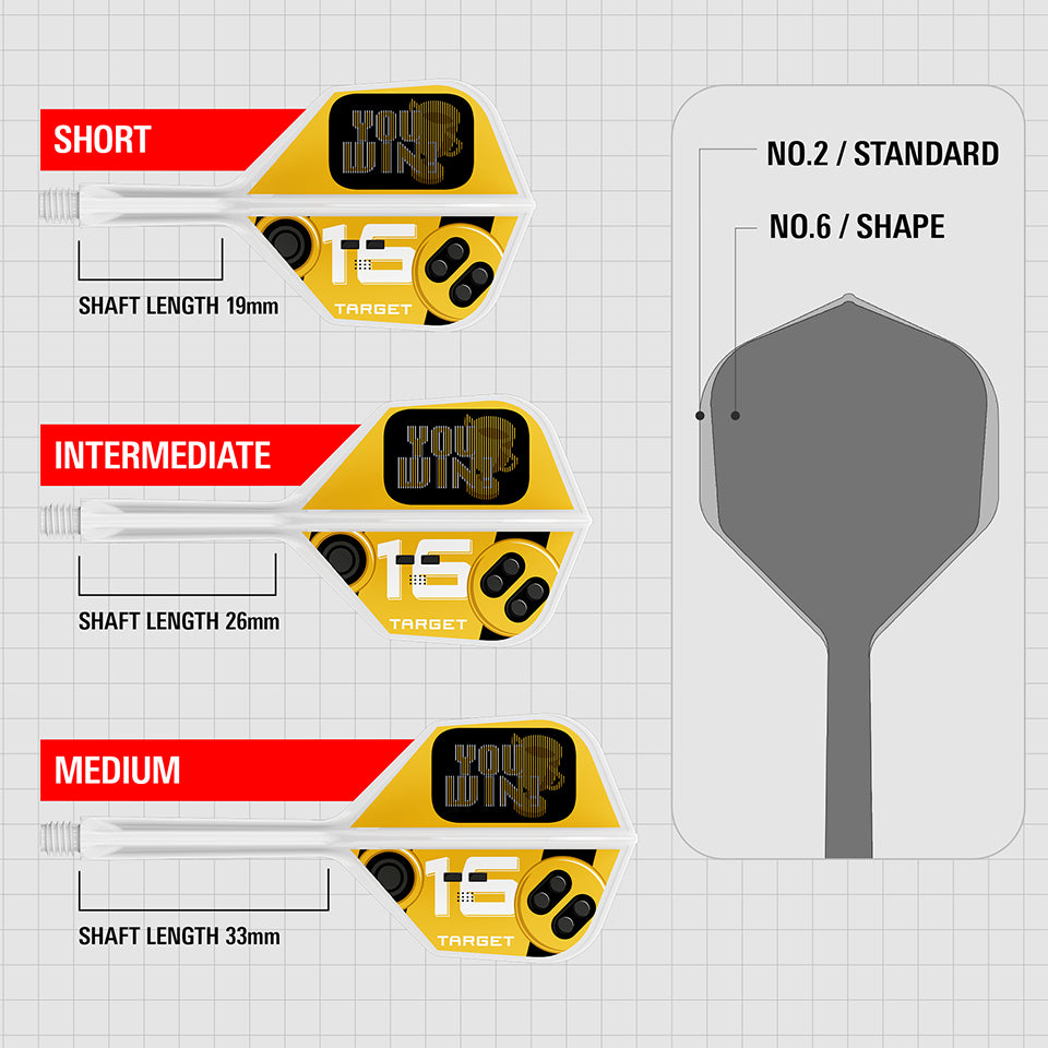 Target You Win K-Flex Flight System - No6 Intermediate