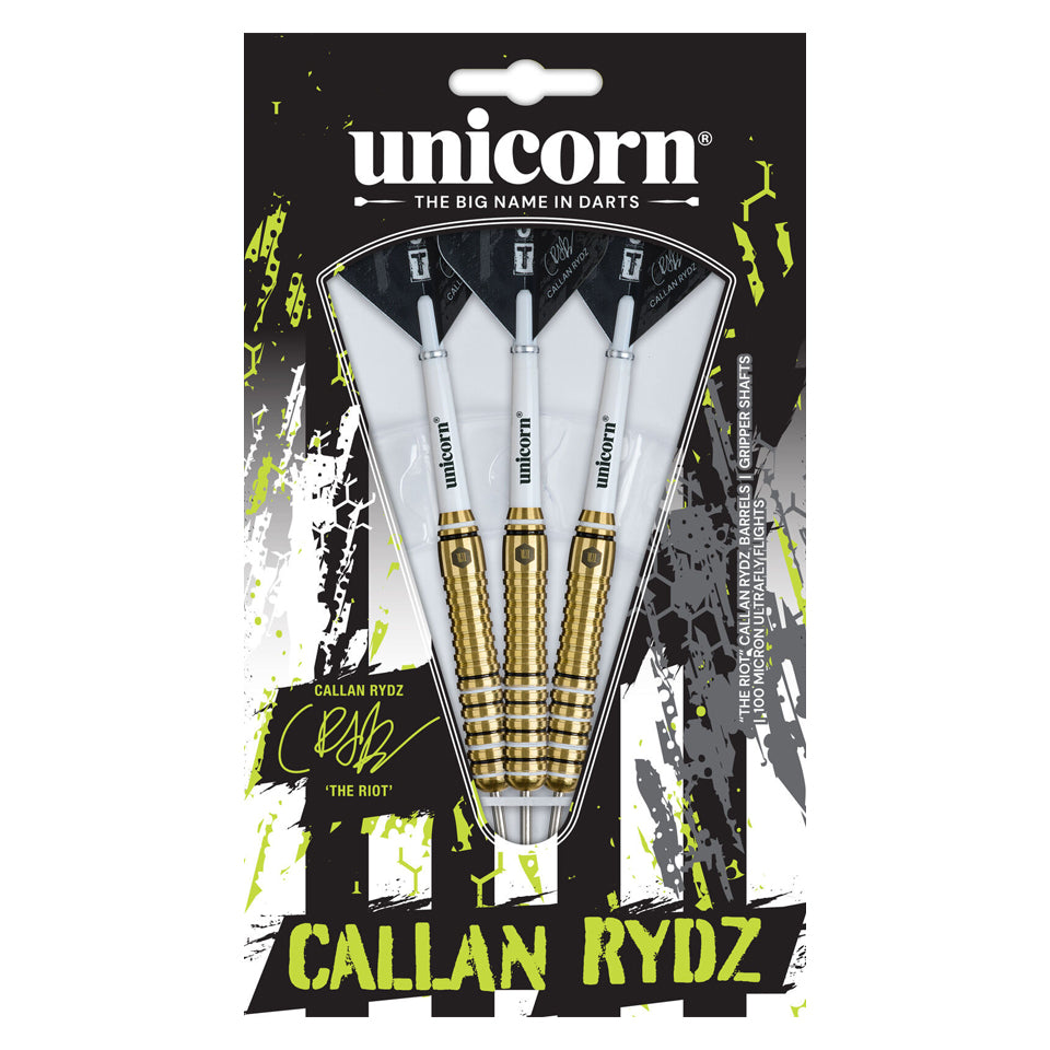 Unicorn Callan Rydz Brass Steel Tip Darts - 22gm