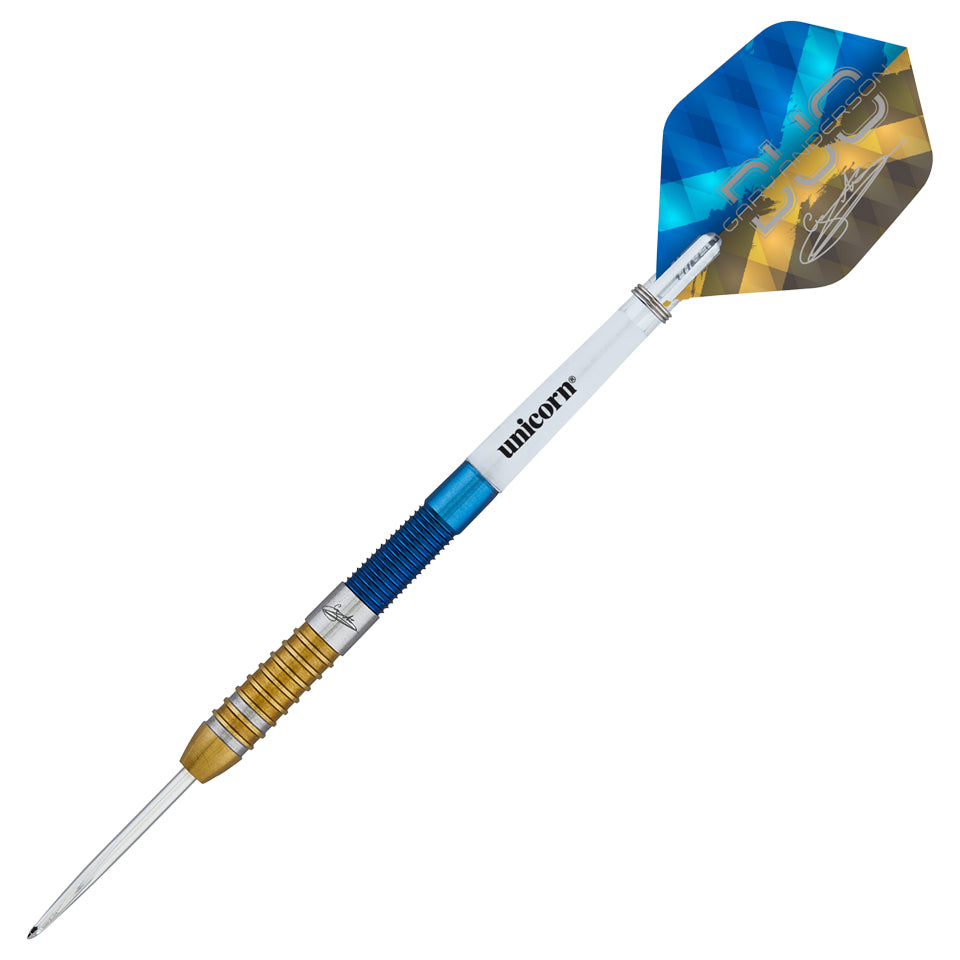 Unicorn Gary Anderson Duo Steel Tip Darts - 23gm