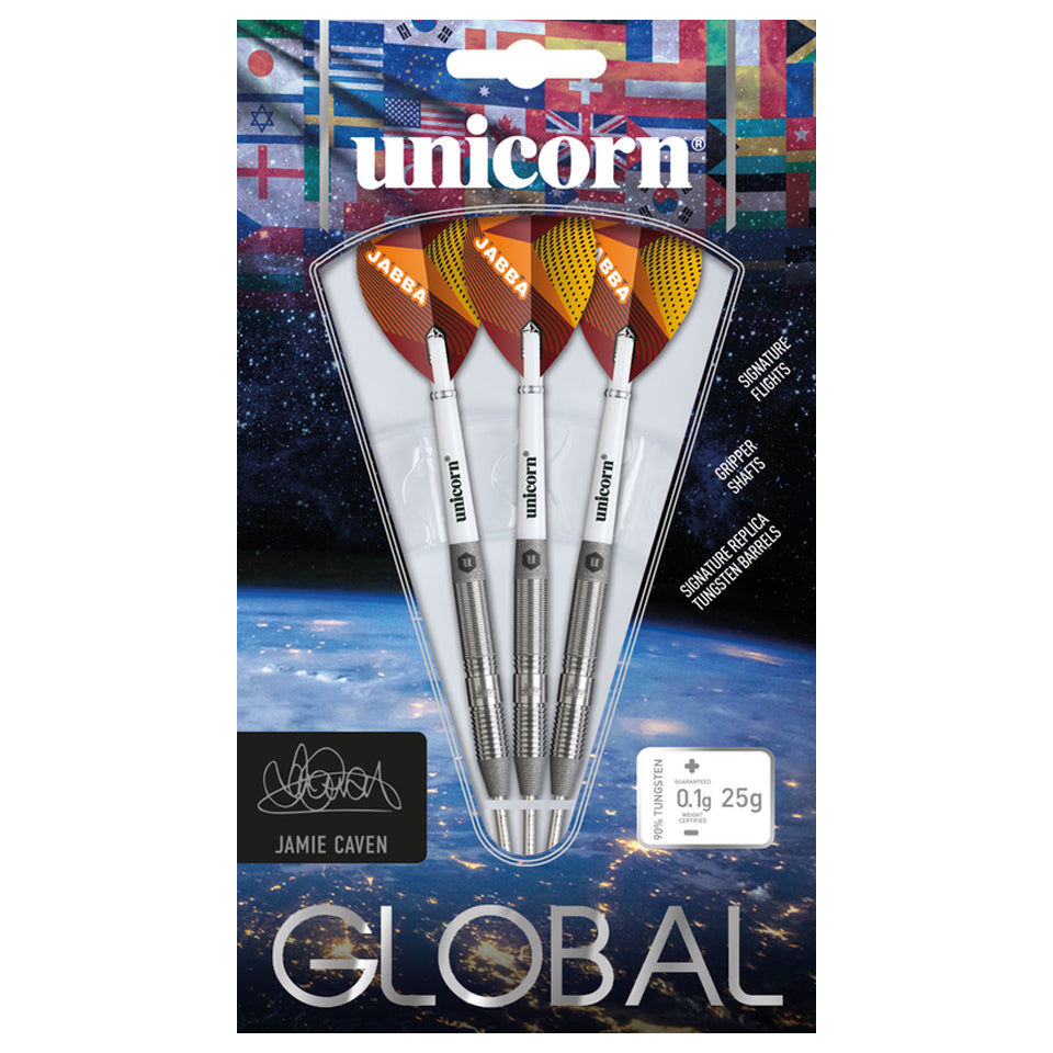 Unicorn Global Jamie Caven Steel Tip Darts - 25gm
