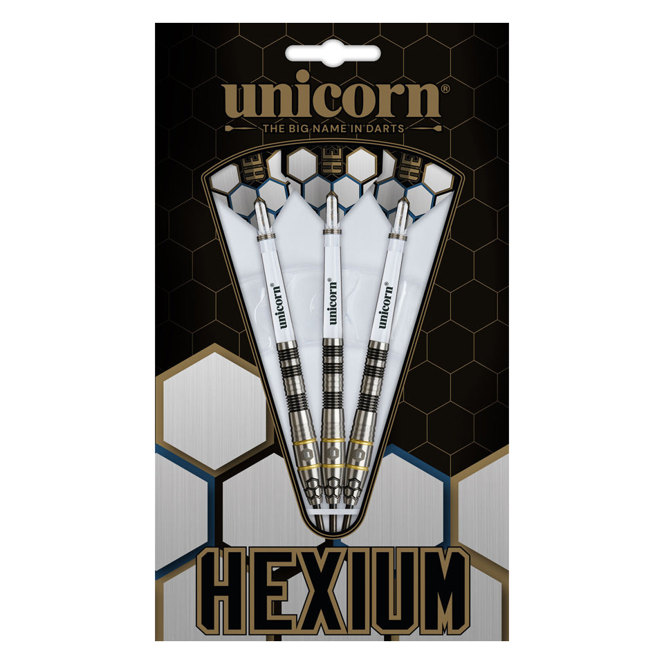 Unicorn Hexium Style 01 Steel Tip Darts - 22gm