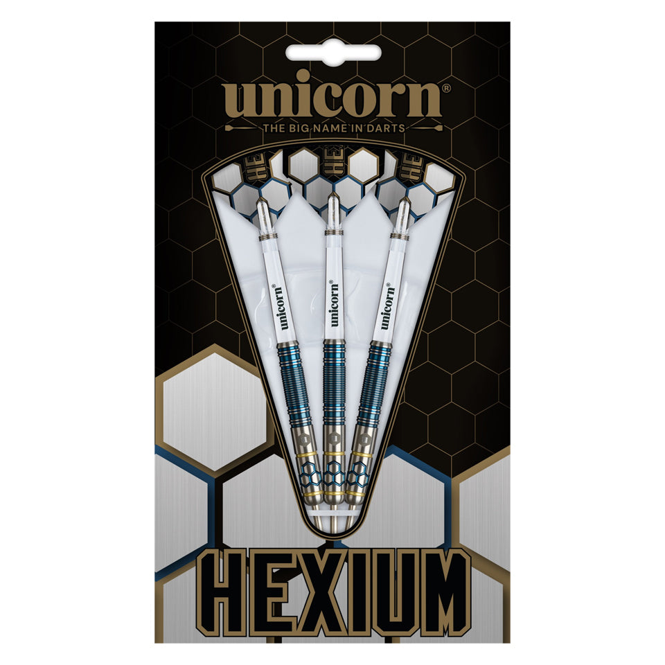 Unicorn Hexium Style 02 Steel Tip Darts - 23gm