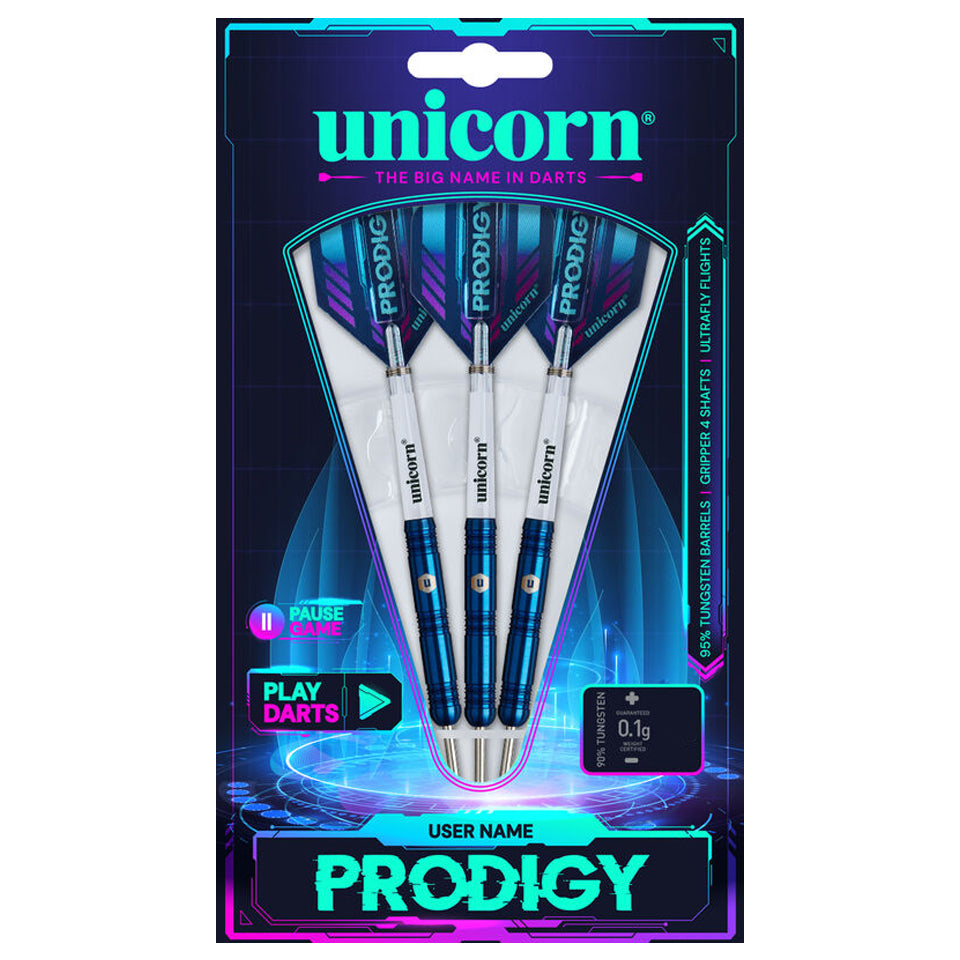 Unicorn Prodigy 01 Steel Tip Darts - 26gm