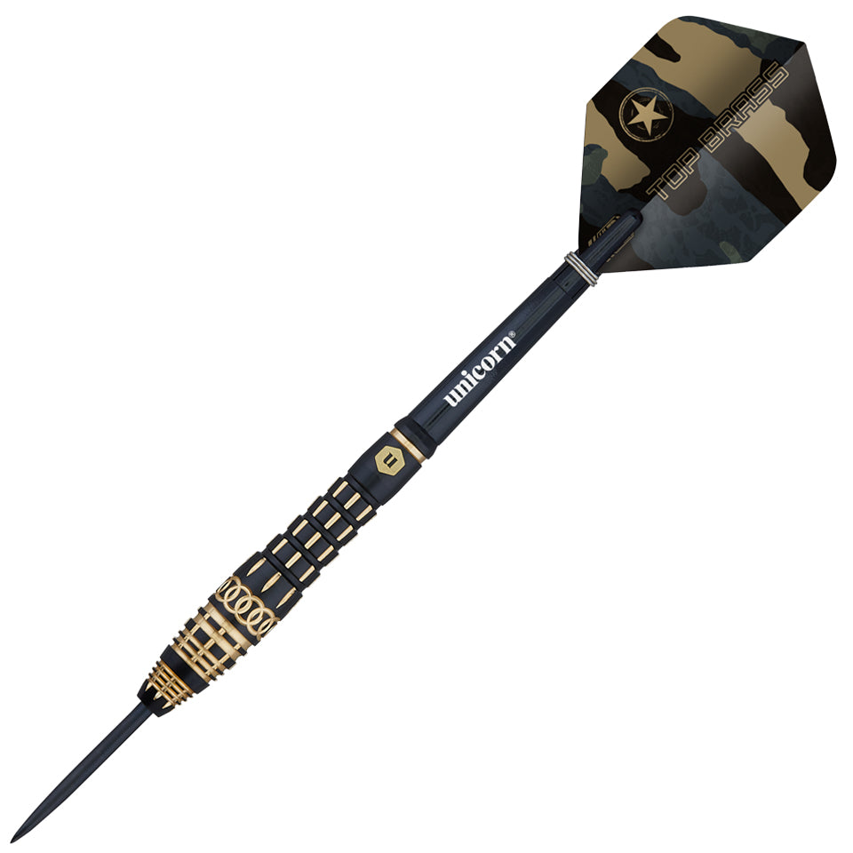 Unicorn Top Brass 4 Steel Tip Darts - 20gm