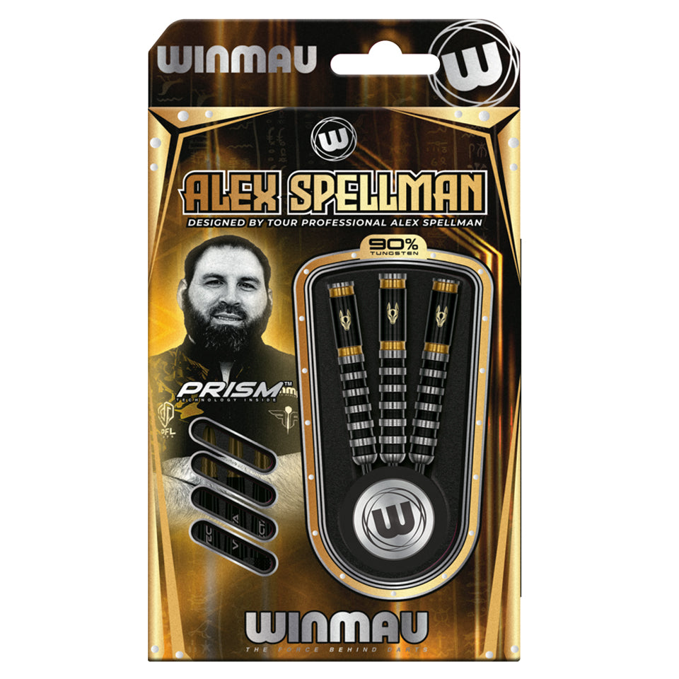 Winmau Alex Spellman Steel Tip Darts - 22gm