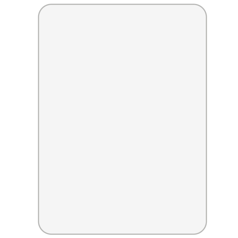 Poker Size Deck Cut Card - White