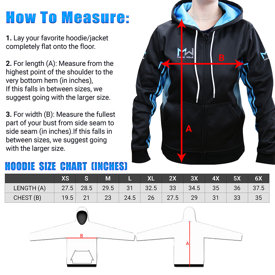 USA Darts Pullover Jacket - Black/Blue