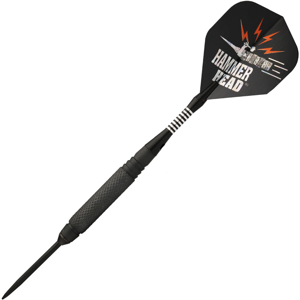 Bottelsen Devastator Hammer Head Black Steal Steel Tip Darts - Coarse Grip  27gm