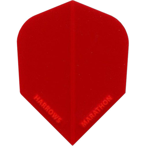 Harrows Marathon Matt Dart Flights - Shape Red