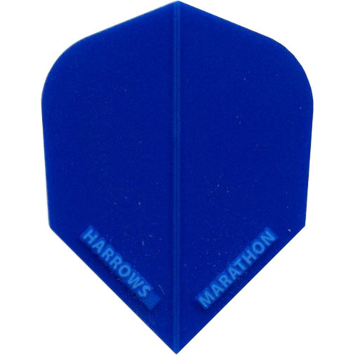 Harrows Marathon Matt Dart Flights - Shape Blue