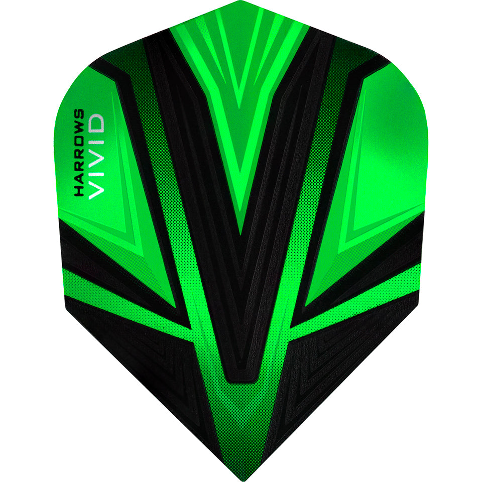 Harrows Vivid Dart Flights - Green