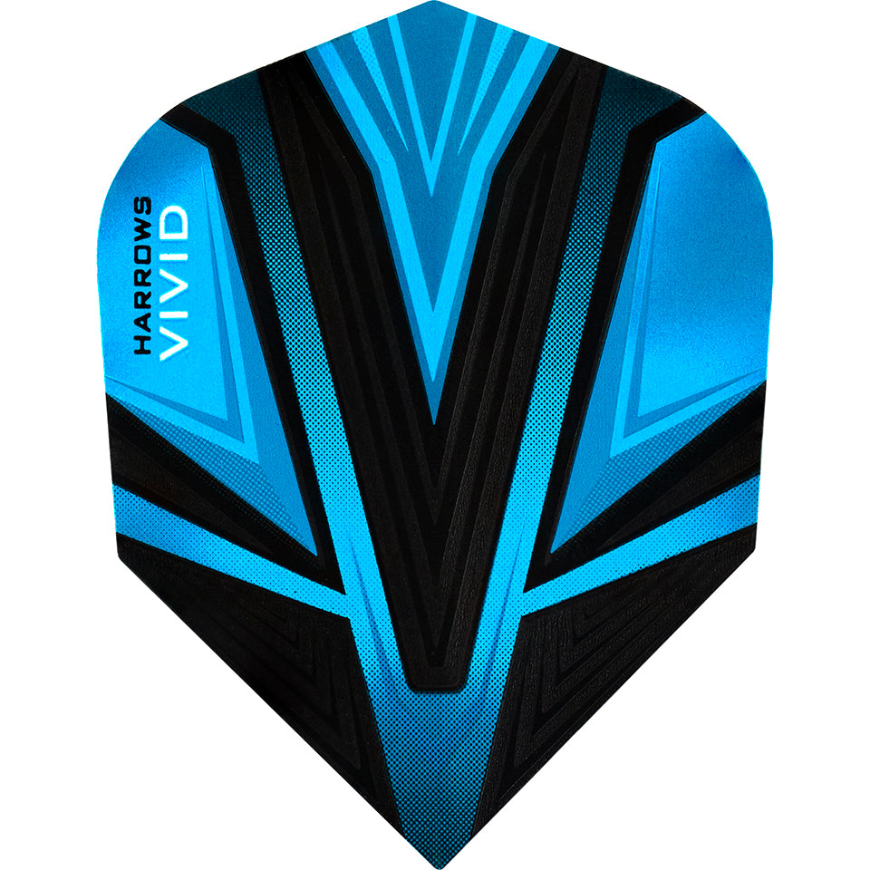 Harrows Vivid Dart Flights - Aqua