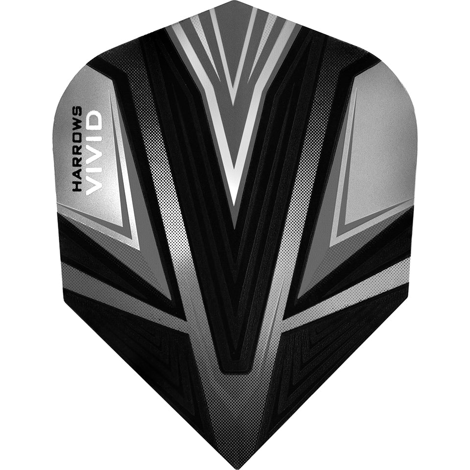 Harrows Vivid Dart Flights - Gray