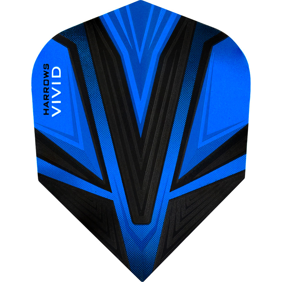 Harrows Vivid Dart Flights - Blue