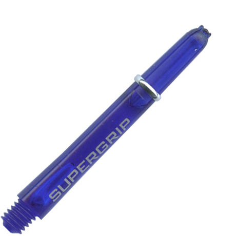 Harrows Supergrip Polycarbonate Dart Shafts With Rings - Midi Blue