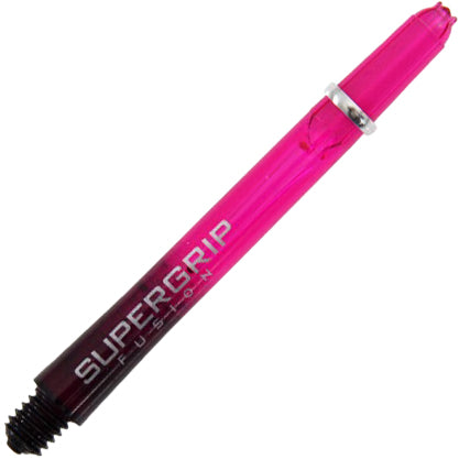 Harrows Supergrip Fusion Dart Shafts - Medium Dark Pink