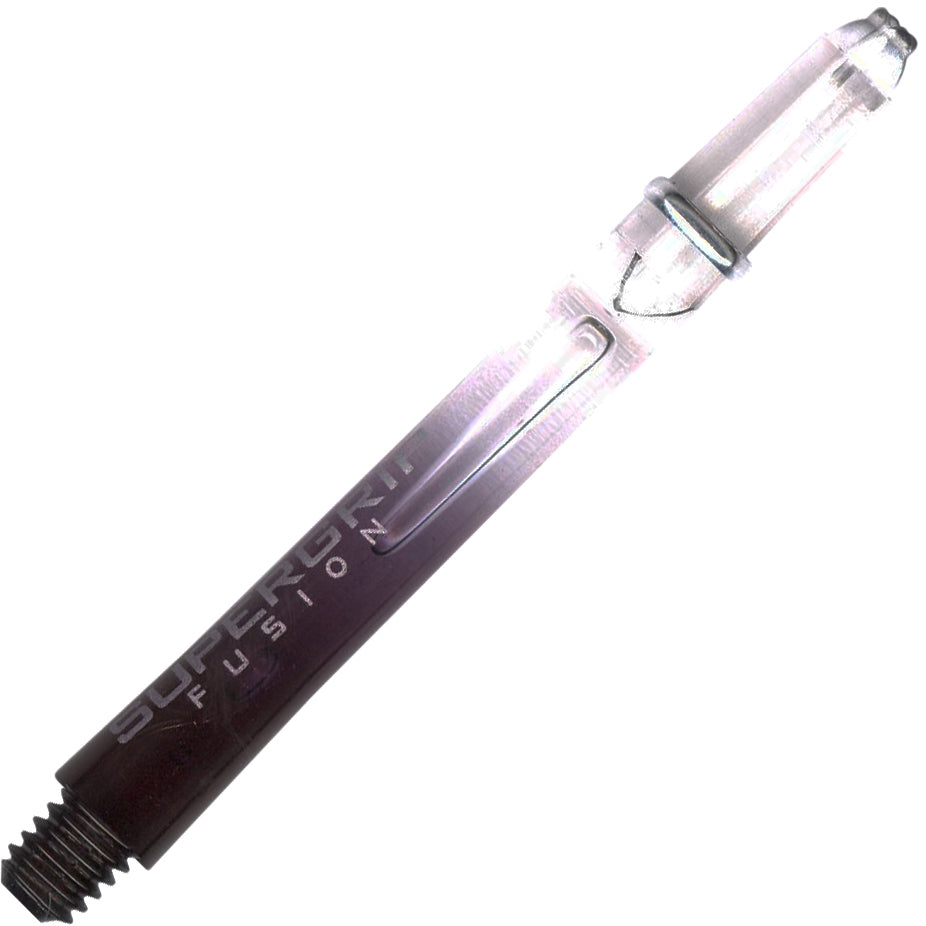 Harrows Supergrip Fusion Dart Shafts - Midi Clear