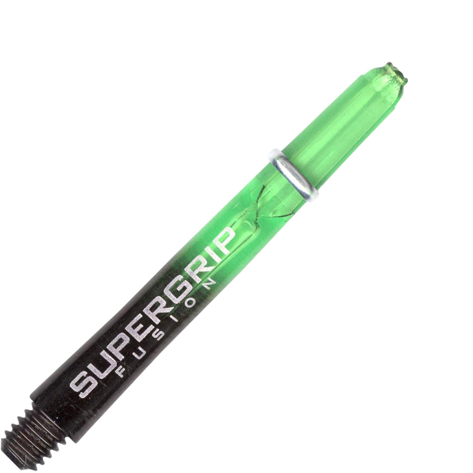 Harrows Supergrip Fusion Dart Shafts - Midi Green