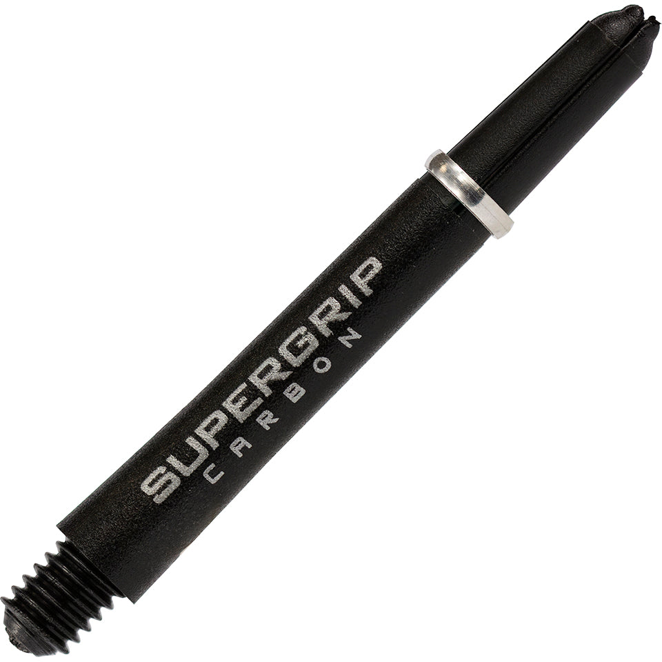 Harrows Supergrip Carbon Fiber Dart Shafts - Midi Silver