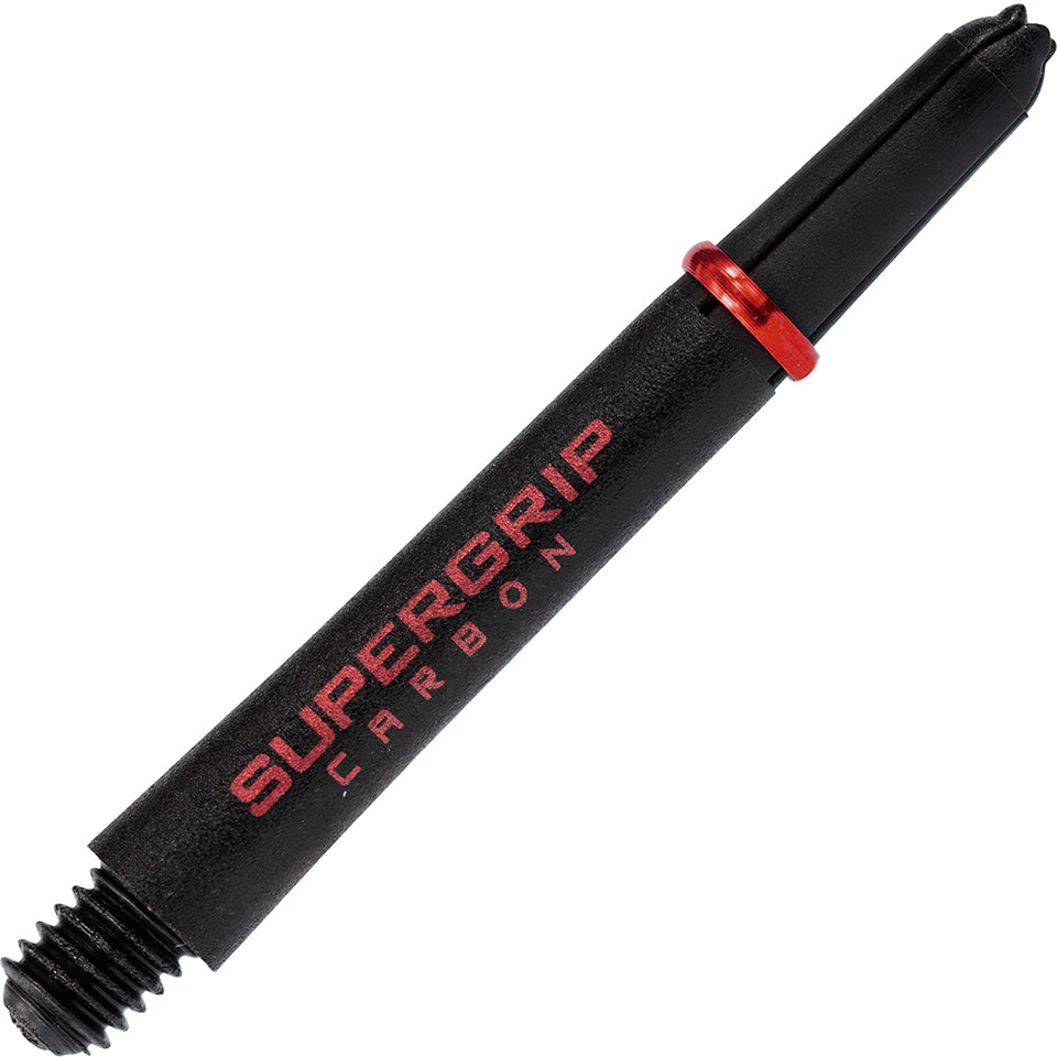 Harrows Supergrip Carbon Fiber Dart Shafts - Midi Red