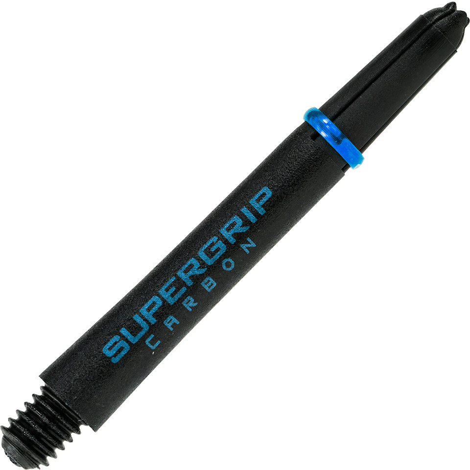 Harrows Supergrip Carbon Fiber Dart Shafts - Midi Blue
