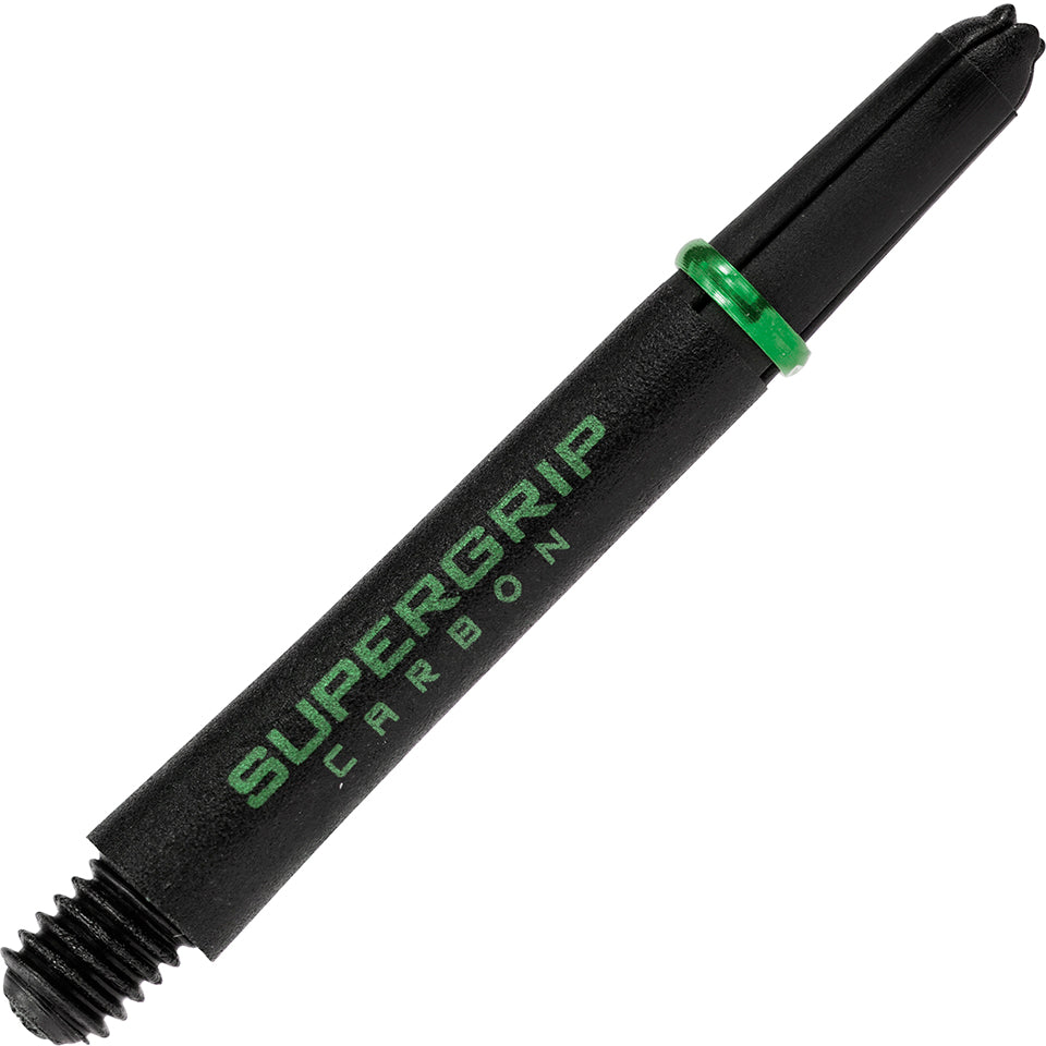 Harrows Supergrip Carbon Fiber Dart Shafts - Midi Green