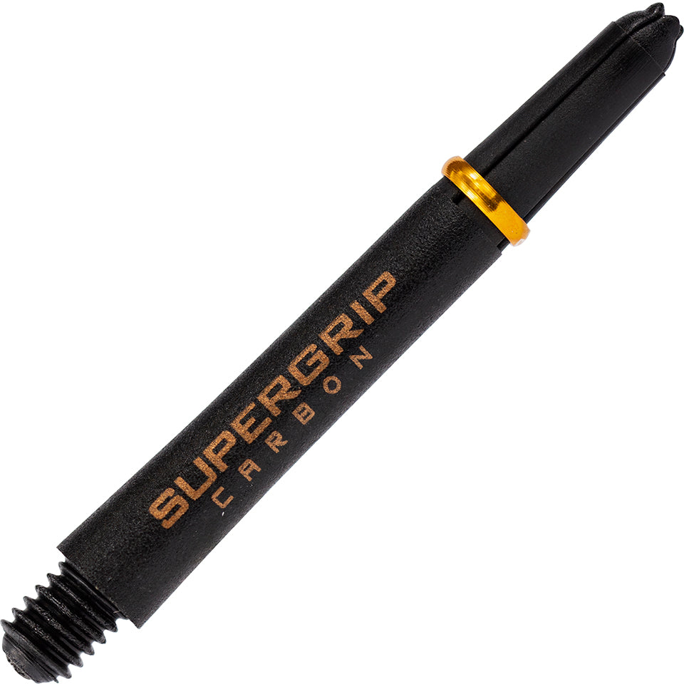 Harrows Supergrip Carbon Fiber Dart Shafts - Midi Gold